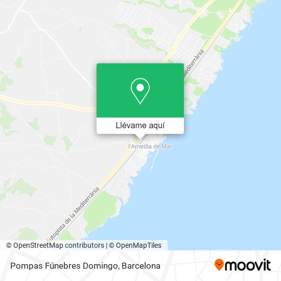 Mapa Pompas Fúnebres Domingo