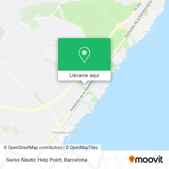 Mapa Swiss Nautic Help Point