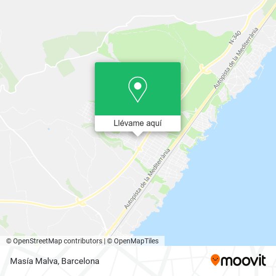 Mapa Masía Malva
