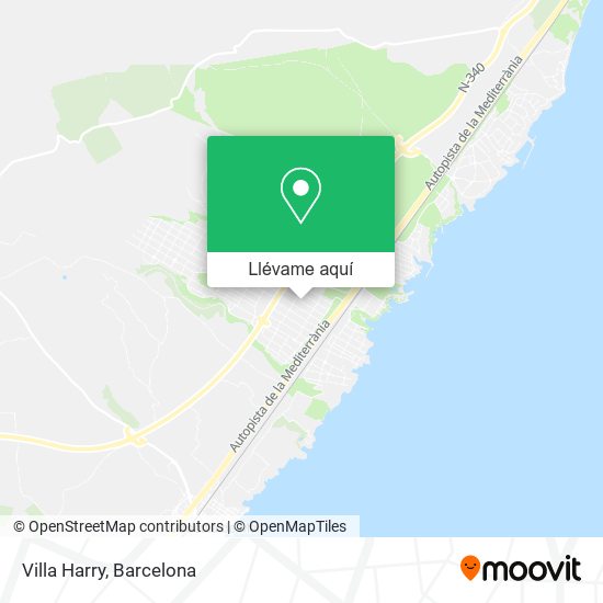 Mapa Villa Harry