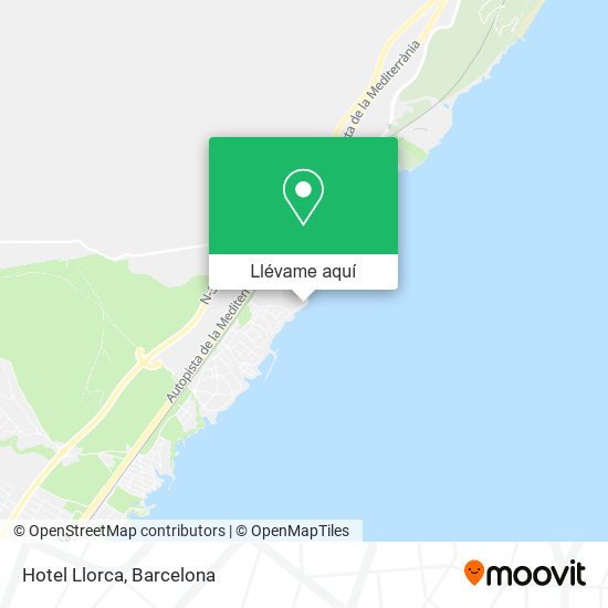 Mapa Hotel Llorca