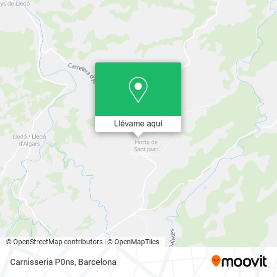 Mapa Carnisseria P0ns