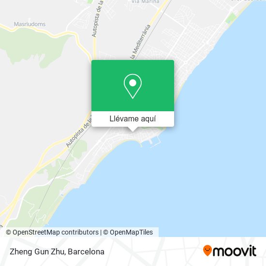 Mapa Zheng Gun Zhu