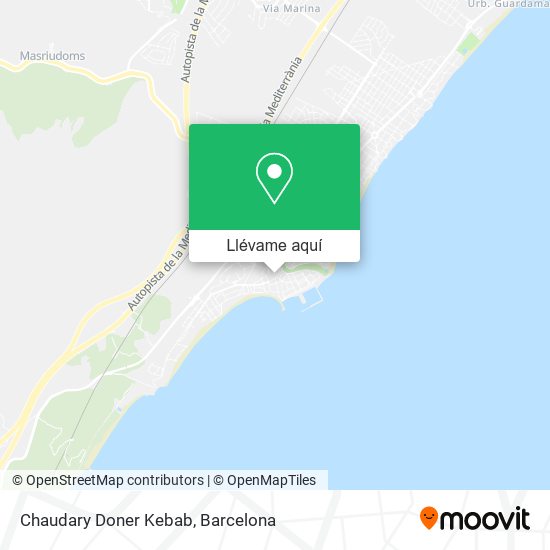 Mapa Chaudary Doner Kebab