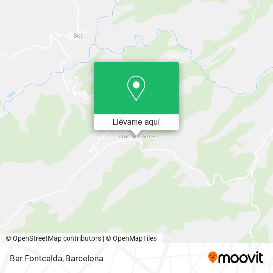 Mapa Bar Fontcalda