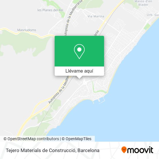 Mapa Tejero Materials de Construcció