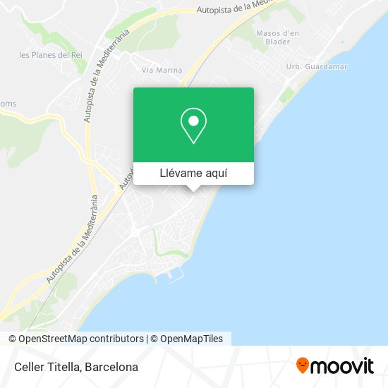 Mapa Celler Titella