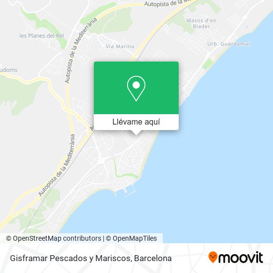 Mapa Gisframar Pescados y Mariscos