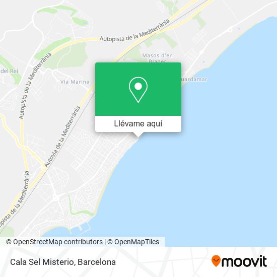 Mapa Cala Sel Misterio