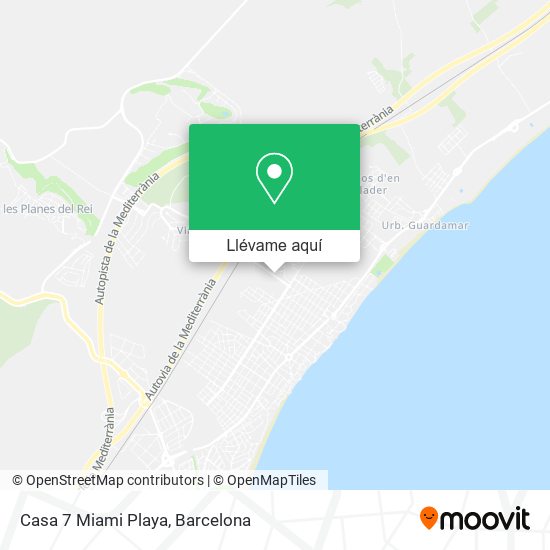 Mapa Casa 7 Miami Playa