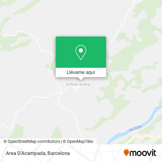 Mapa Area D'Acampada
