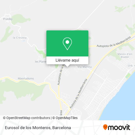 Mapa Eurosol de los Monteros