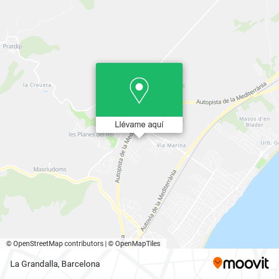 Mapa La Grandalla