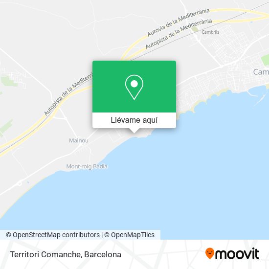 Mapa Territori Comanche