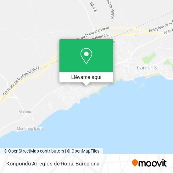 Mapa Konpondu Arreglos de Ropa
