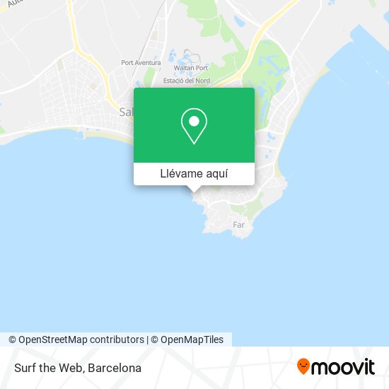 Mapa Surf the Web