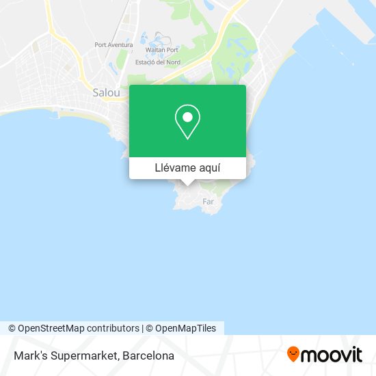 Mapa Mark's Supermarket