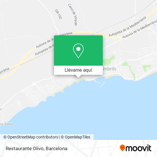 Mapa Restaurante Olivo