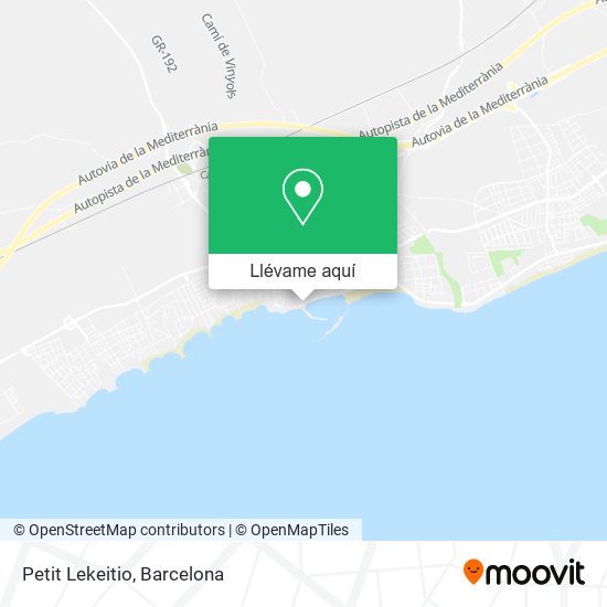 Mapa Petit Lekeitio