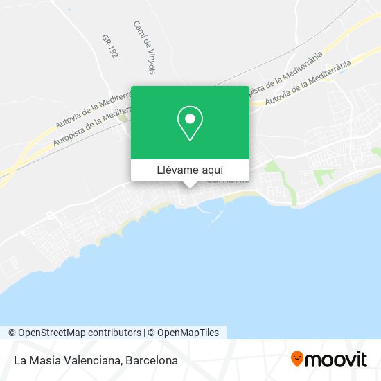 Mapa La Masia Valenciana