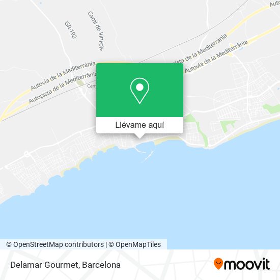Mapa Delamar Gourmet