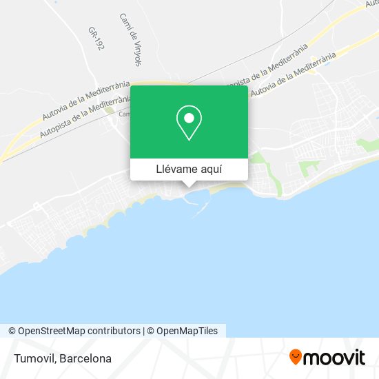 Mapa Tumovil