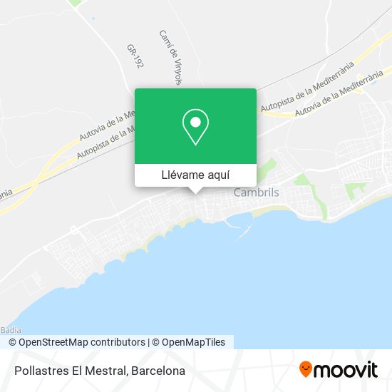 Mapa Pollastres El Mestral