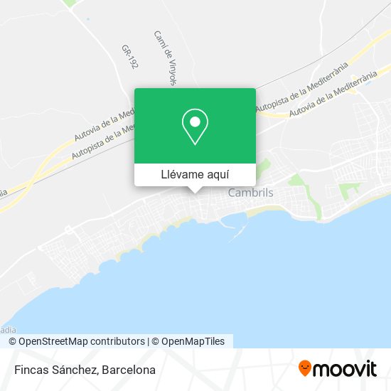 Mapa Fincas Sánchez