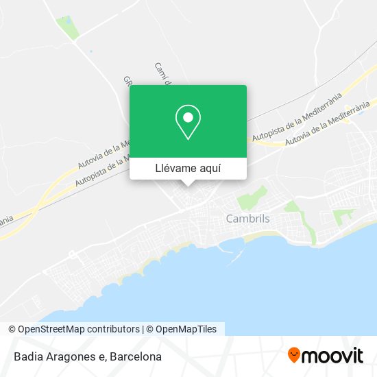 Mapa Badia Aragones e
