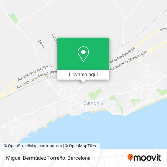 Mapa Miguel Bermúdez Torreño