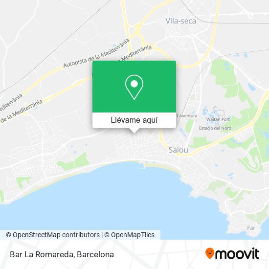 Mapa Bar La Romareda