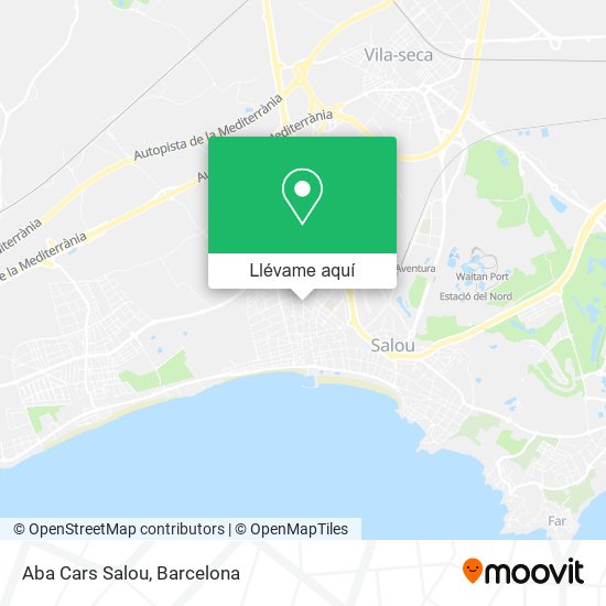 Mapa Aba Cars Salou