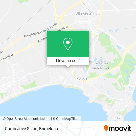 Mapa Carpa Jove Salou