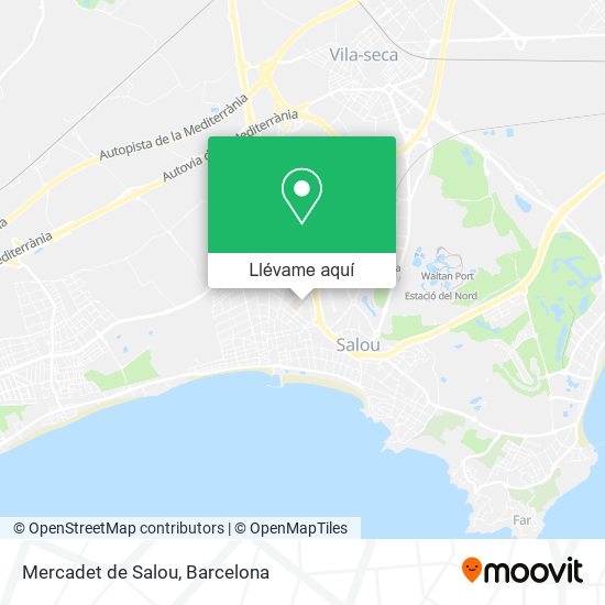 Mapa Mercadet de Salou