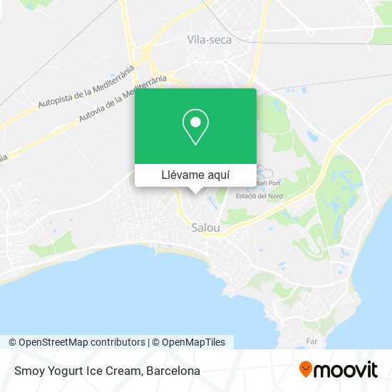 Mapa Smoy Yogurt Ice Cream