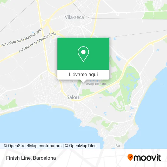 Mapa Finish Line