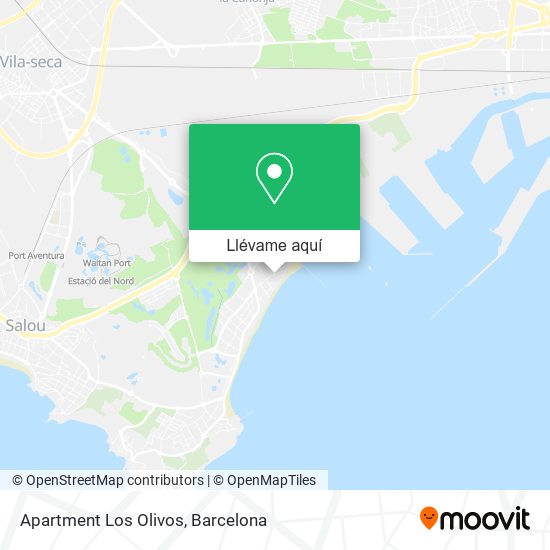 Mapa Apartment Los Olivos