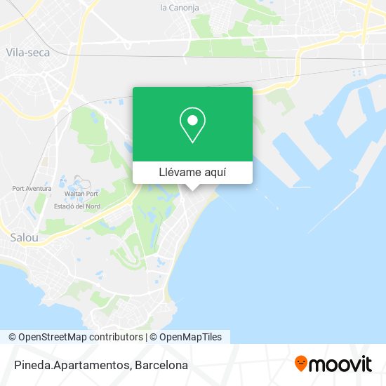 Mapa Pineda.Apartamentos