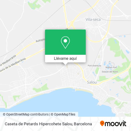 Mapa Caseta de Petards Hipercohete Salou