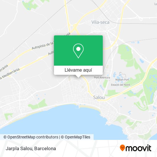 Mapa Jarpla Salou