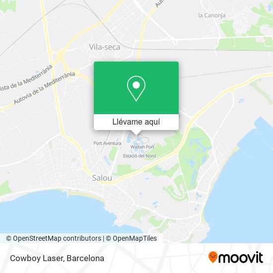 Mapa Cowboy Laser