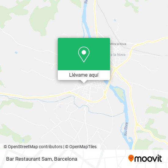Mapa Bar Restaurant Sam