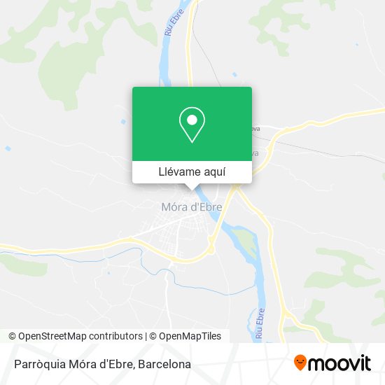 Mapa Parròquia Móra d'Ebre