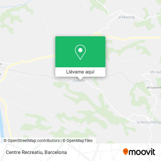 Mapa Centre Recreatiu