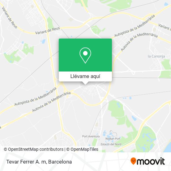 Mapa Tevar Ferrer A. m