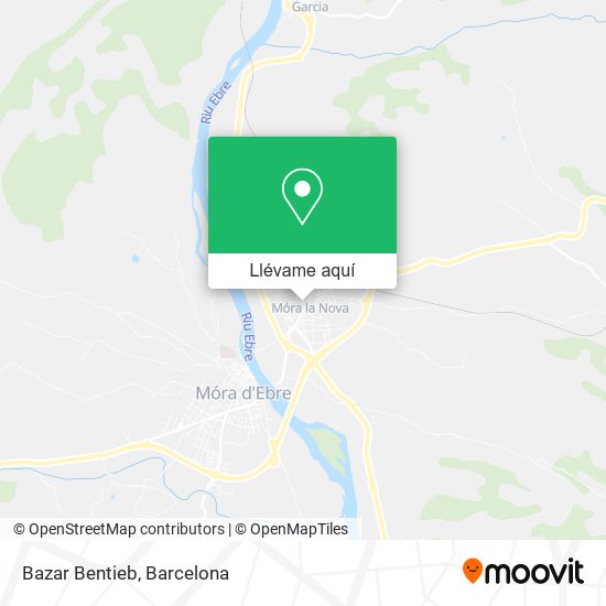 Mapa Bazar Bentieb