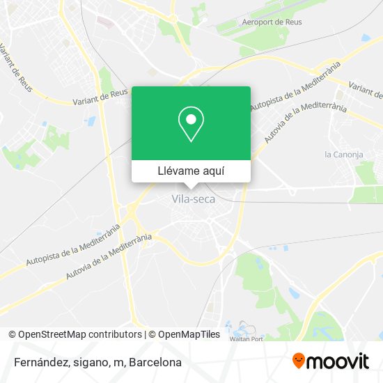 Mapa Fernández, sigano, m
