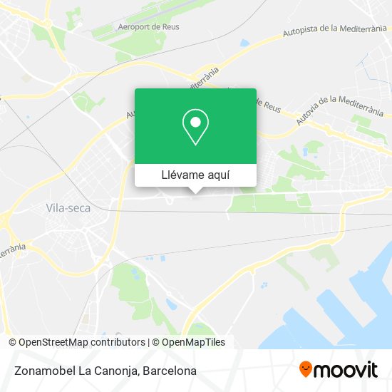 Mapa Zonamobel La Canonja