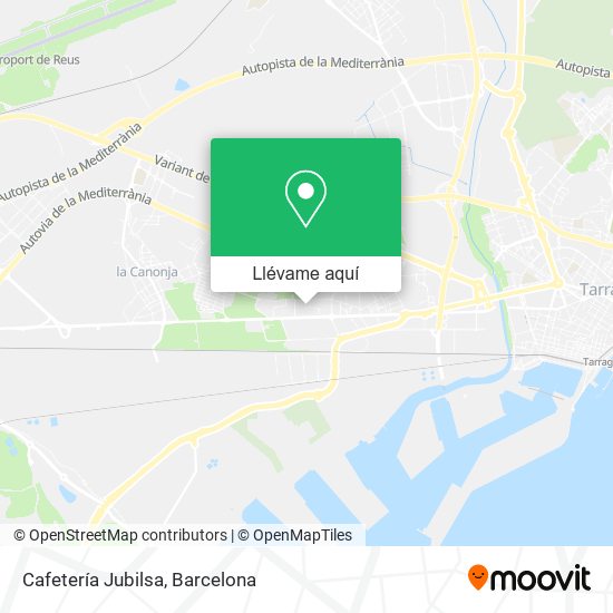 Mapa Cafetería Jubilsa