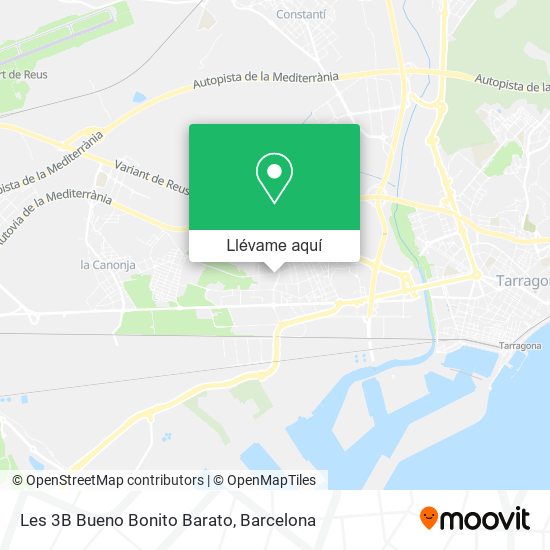 Mapa Les 3B Bueno Bonito Barato